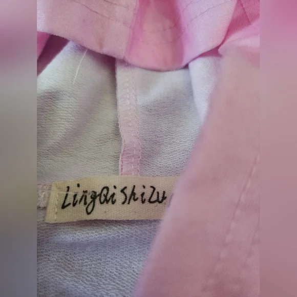 Pink Kid's Amazing Digital Circus Hoodie With Pocket Girls - Picture 7 of 8